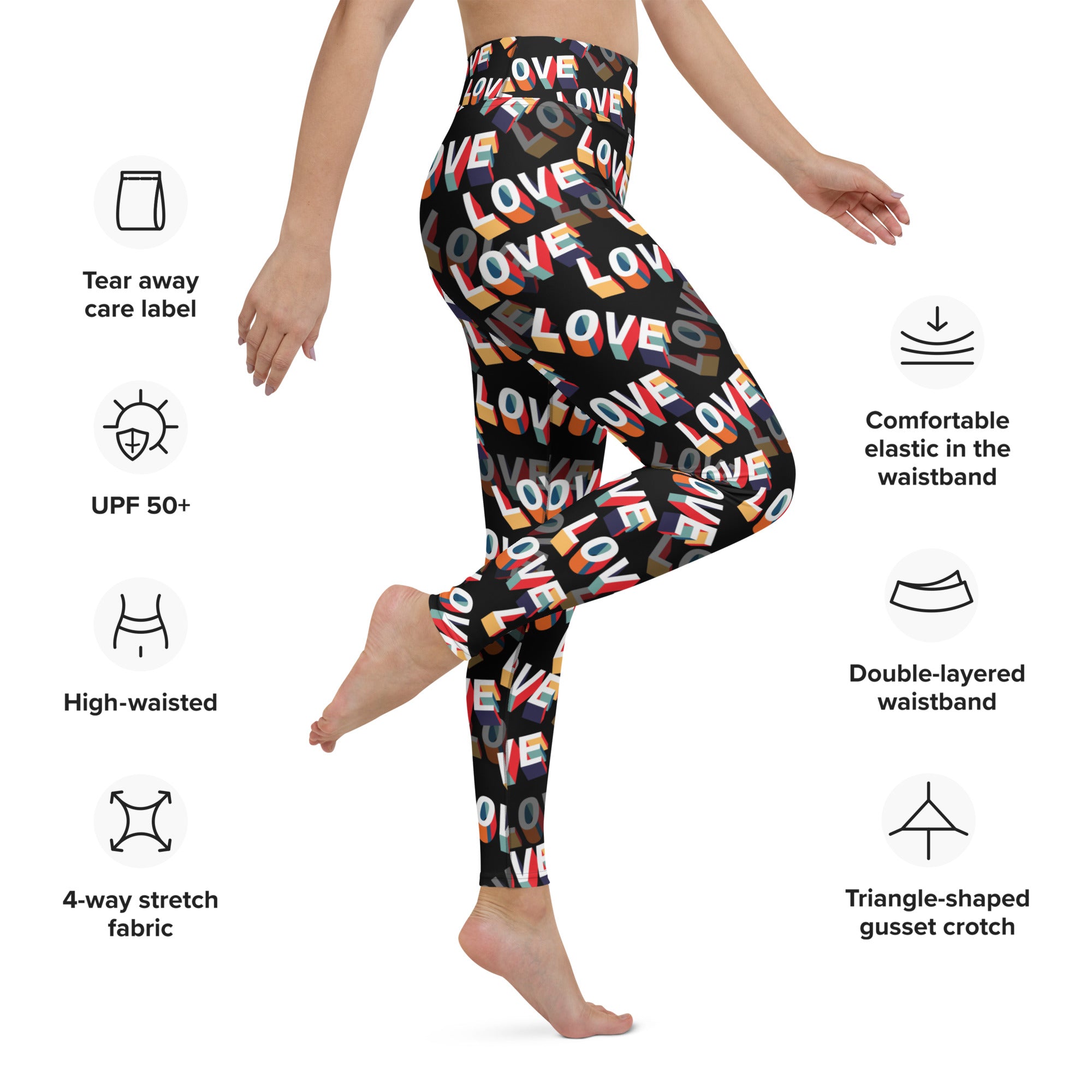 LOVE Is In The Air Yoga Leggings
